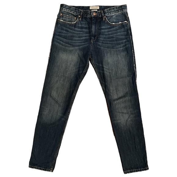 Isabel Marant Etoile High Rise Denim Jeans 38/US 6 - Blue Denim distressed - Picture 2 of 8